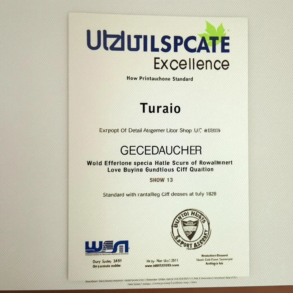 Certifikát kvality